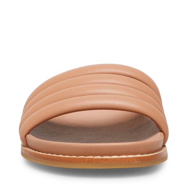 Steve Madden Drips Tan Women's Sandals Beige | SM-612BT