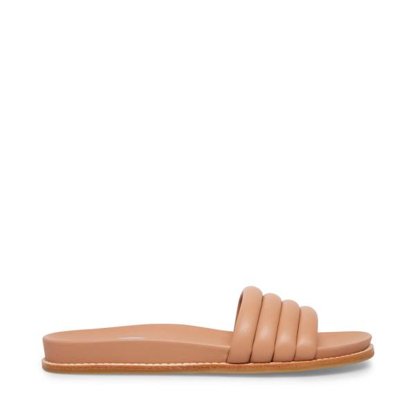 Steve Madden Drips Tan Women\'s Sandals Beige | SM-612BT