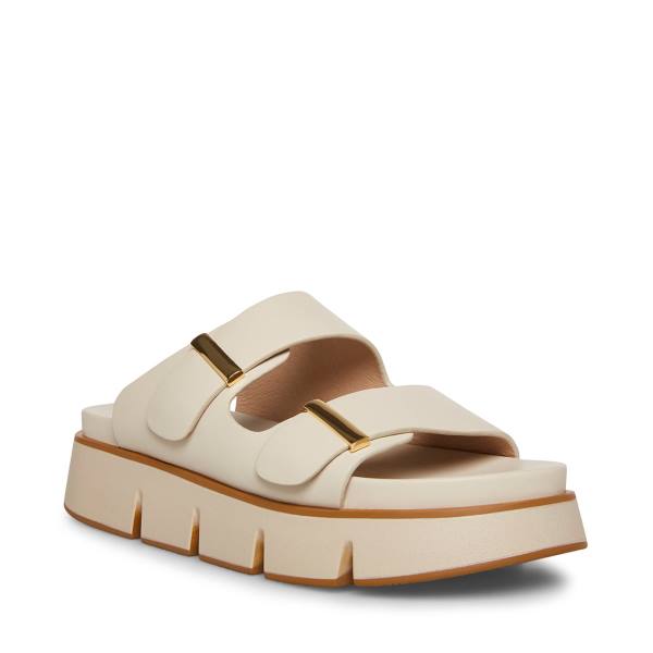 Steve Madden Elke Women's Sandals White | SM-528LV