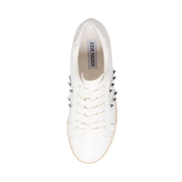 Steve Madden Elodie Women's Flat Shoes White Multicolor | SM-651LA