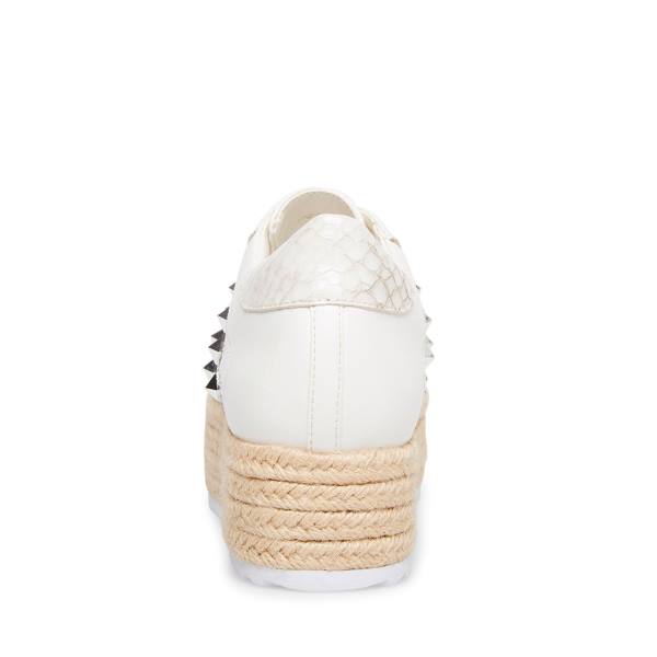 Steve Madden Elodie Women's Flat Shoes White Multicolor | SM-651LA