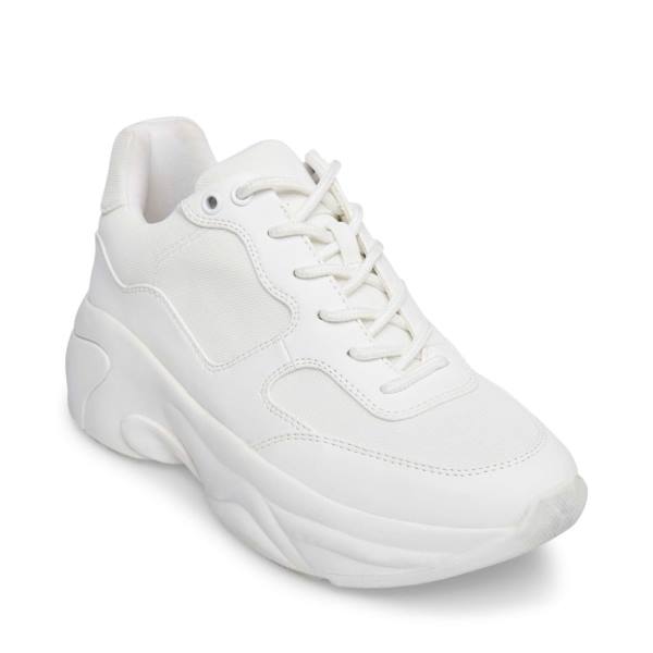 Steve Madden Evelyn Women's Sneakers White | SM-695DH