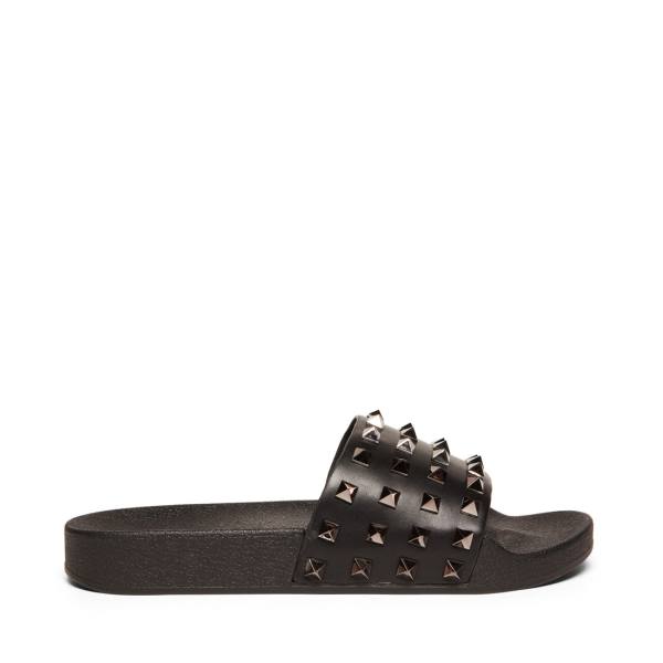 Steve Madden Flashh Paris Women\'s Sandals Black | SM-386BD