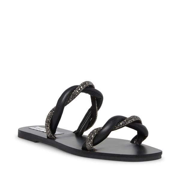 Steve Madden Flipped Women's Sandals Black Multicolor | SM-820LU