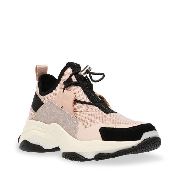Steve Madden Fly Blush Women's Sneakers Pink Multicolor | SM-053OE
