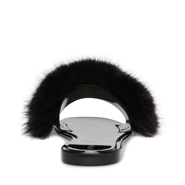 Steve Madden Fritzie Women's Slippers Black | SM-348OB