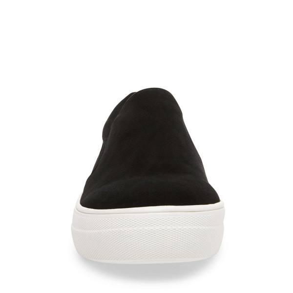 Steve Madden Gills Suede Women's Sneakers Black | SM-850DA
