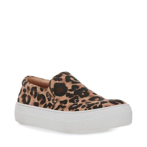 Steve Madden Gills-a Leopard Women's Sneakers Leopard | SM-864IQ