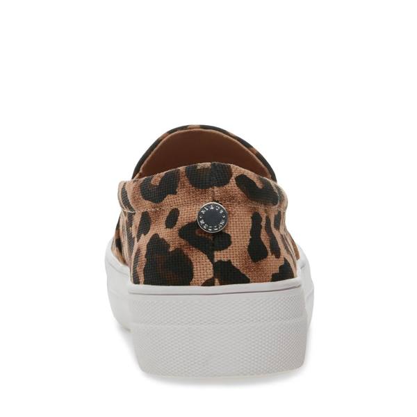 Steve Madden Gills-a Leopard Women's Sneakers Leopard | SM-864IQ
