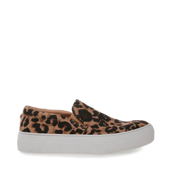 Steve Madden Gills-a Leopard Women\'s Sneakers Leopard | SM-864IQ