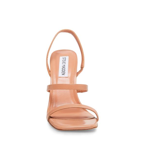 Steve Madden Grade Blush Patent Women's Heels Dark Pink | SM-843LS