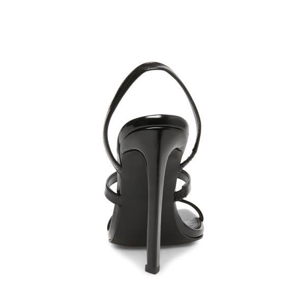 Steve Madden Grade Patent Women's Heels Black | SM-690MB