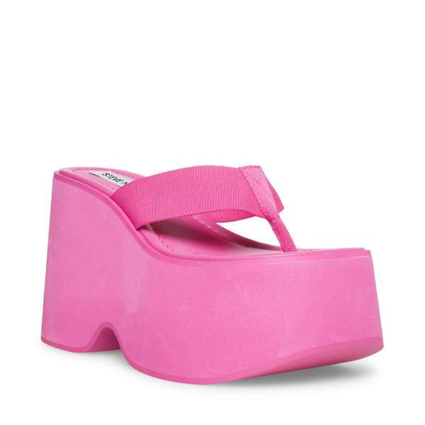 Steve Madden Gwen Women's Sandals Pink | SM-750XO