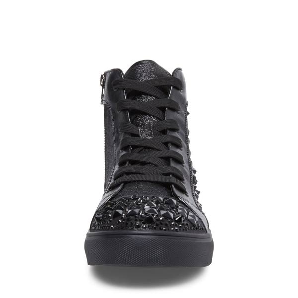 Steve Madden Headlines Men's Sneakers Black | SM-169VZ