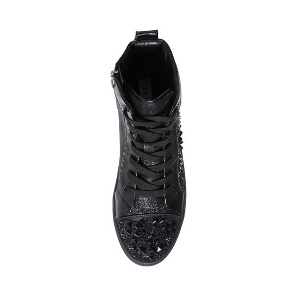 Steve Madden Headlines Men's Sneakers Black | SM-169VZ