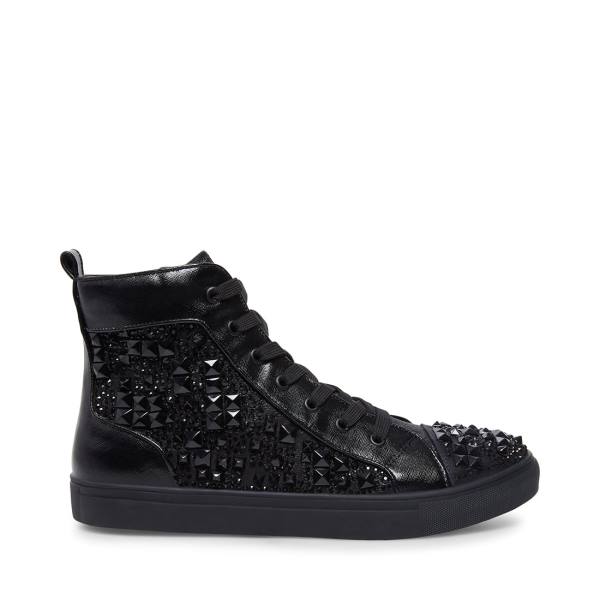 Steve Madden Headlines Men\'s Sneakers Black | SM-169VZ