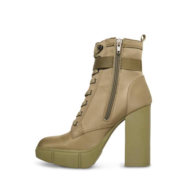 Steve Madden Herrick Women's Booties Green | SM-041HR