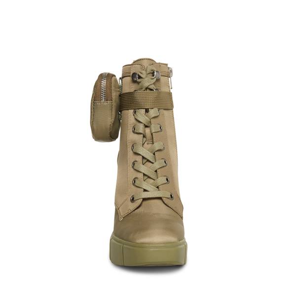 Steve Madden Herrick Women's Booties Green | SM-041HR