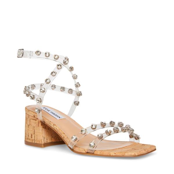 Steve Madden Invent Women's Sandals Clear | SM-024KP