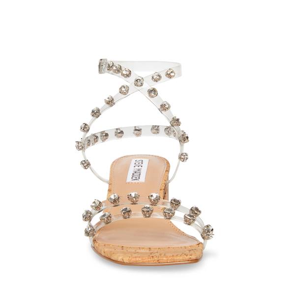 Steve Madden Invent Women's Sandals Clear | SM-024KP