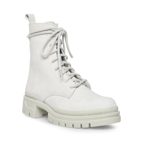 Steve Madden Jamisyn Ice Women's Booties White | SM-487OL