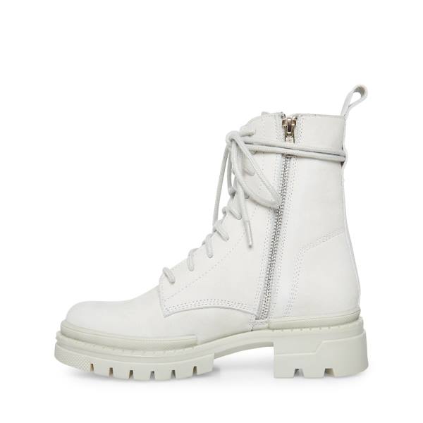 Steve Madden Jamisyn Ice Women's Booties White | SM-487OL