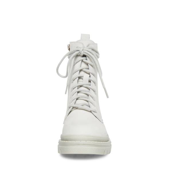 Steve Madden Jamisyn Ice Women's Booties White | SM-487OL
