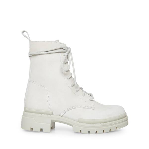 Steve Madden Jamisyn Ice Women\'s Booties White | SM-487OL