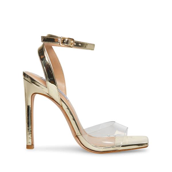 Steve Madden Jessenia Women\'s Heels Gold | SM-560FI