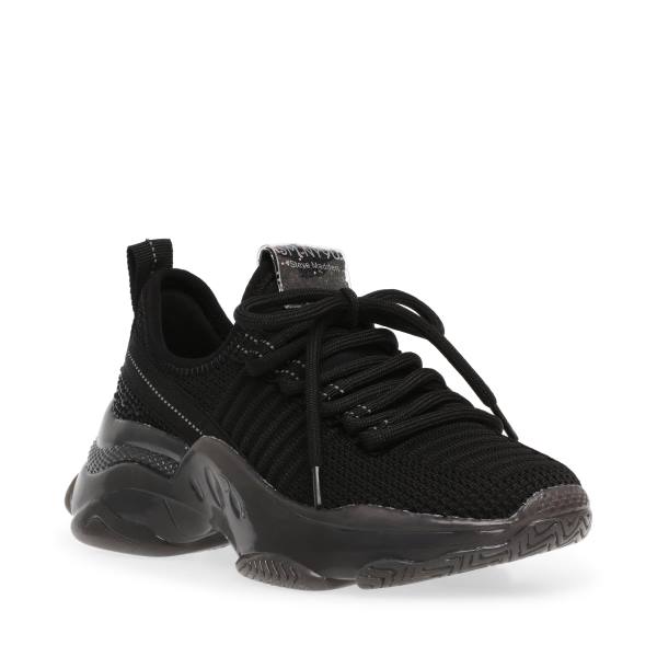Steve Madden Jmaxima Kids' Sneakers Black | SM-249WG