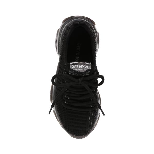 Steve Madden Jmaxima Kids' Sneakers Black | SM-249WG