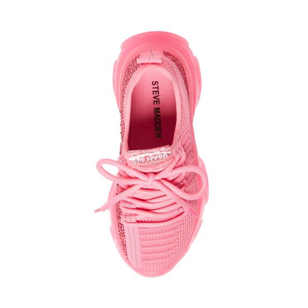 Steve Madden Jmaxima Neon Kids' Sneakers Pink | SM-349HC