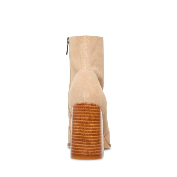 Steve Madden Julina Taupe Suede Women's Booties Grey Brown | SM-321LY