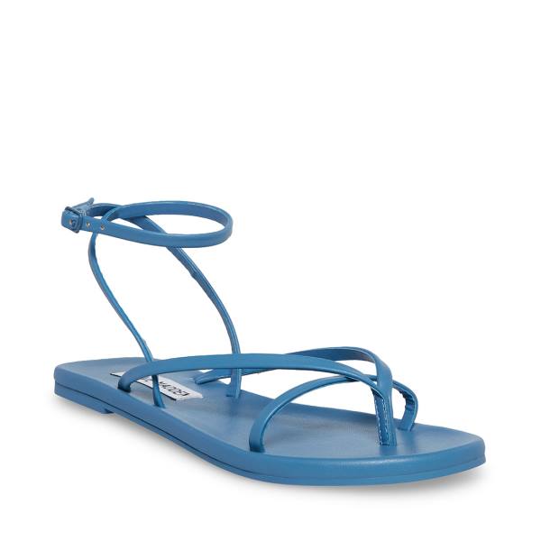 Steve Madden Juno Women's Sandals Blue | SM-174VM