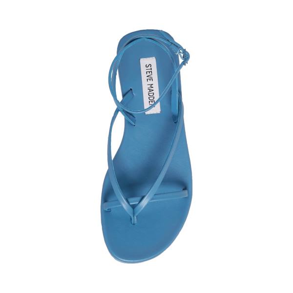 Steve Madden Juno Women's Sandals Blue | SM-174VM
