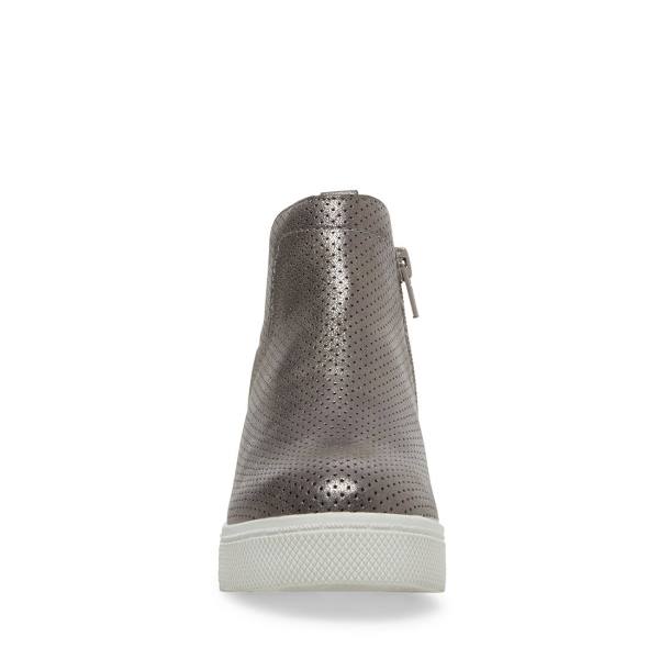 Steve Madden Jwrangle Pewter Kids' Sneakers Blue Grey | SM-521YH