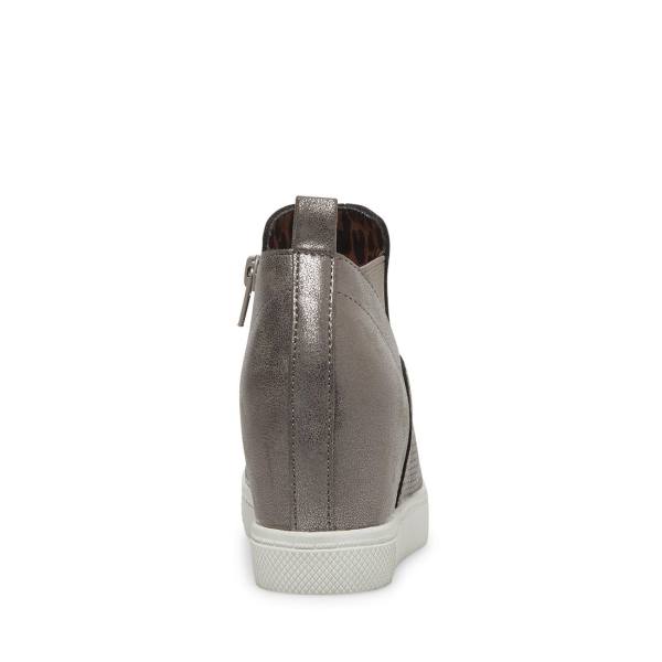 Steve Madden Jwrangle Pewter Kids' Sneakers Blue Grey | SM-521YH