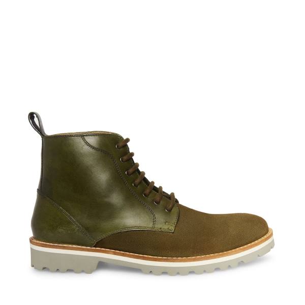 Steve Madden Kamryn Men\'s Boots Khaki | SM-285SW