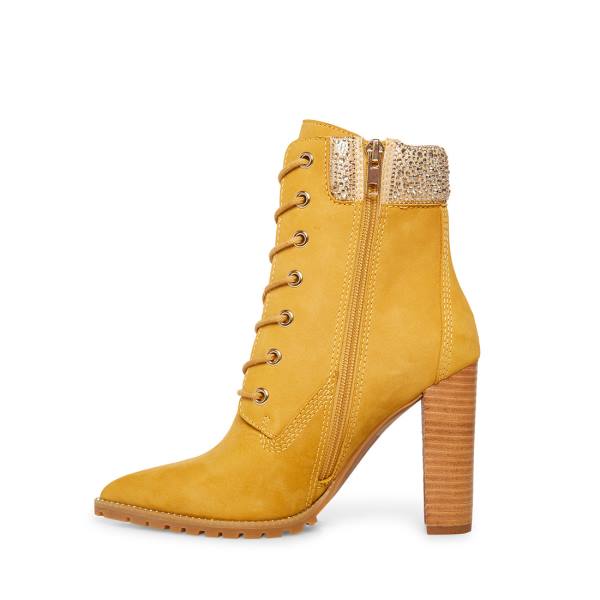 Steve Madden Karmen Tan Women's Booties Brown | SM-670RX