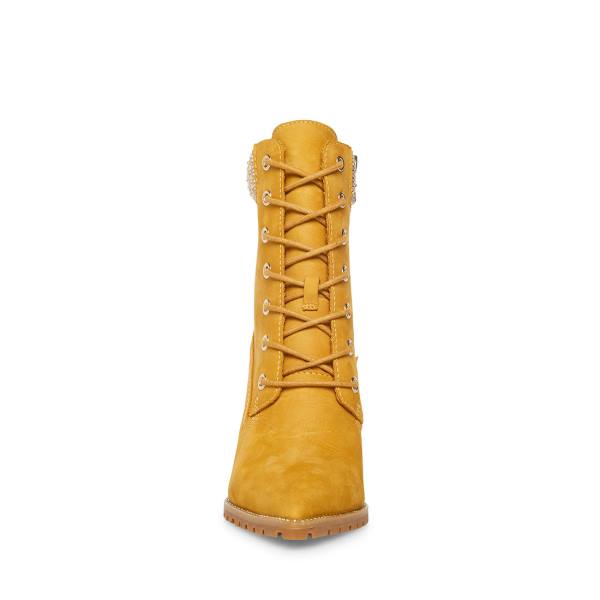 Steve Madden Karmen Tan Women's Booties Brown | SM-670RX