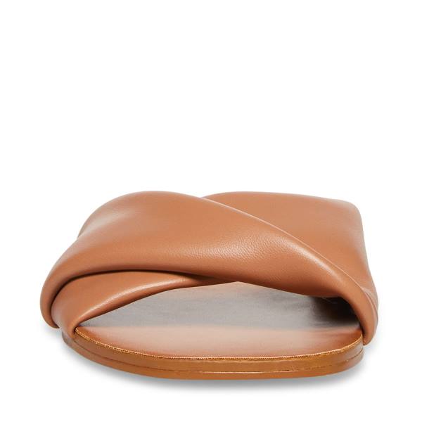 Steve Madden Kendria Tan Women's Sandals Brown | SM-420HU
