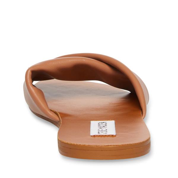 Steve Madden Kendria Tan Women's Sandals Brown | SM-420HU