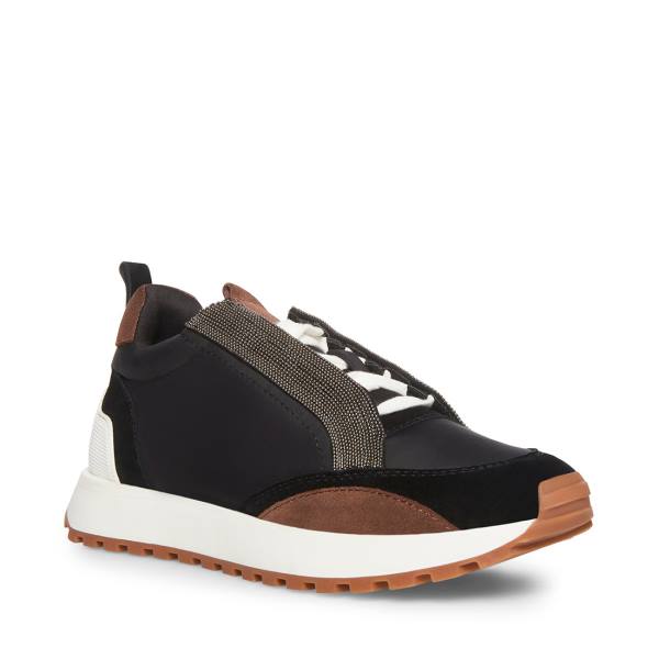 Steve Madden Keyan Women's Sneakers Black Multicolor | SM-325KU