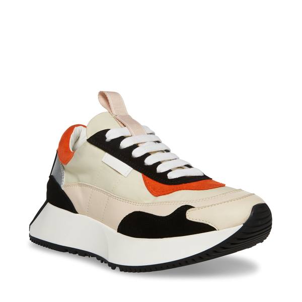Steve Madden Korry Women's Sneakers Orange Multicolor | SM-983PQ