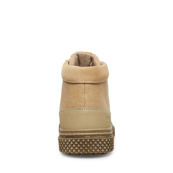 Steve Madden Lantern Taupe Men's Sneakers Grey Brown | SM-318IL