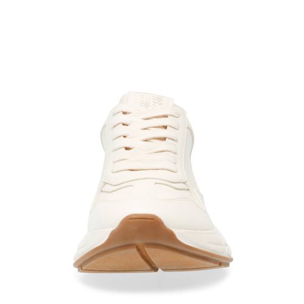Steve Madden Leader Bone Women's Sneakers Beige | SM-458LP