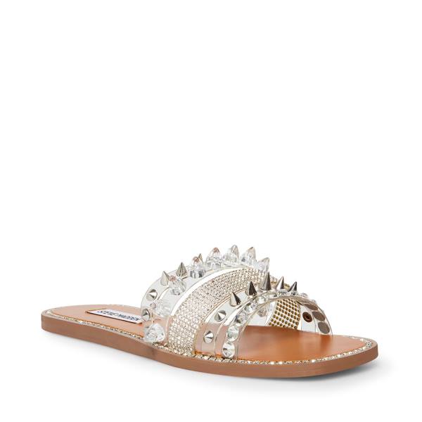 Steve Madden Leandra Women's Sandals Clear | SM-658QA