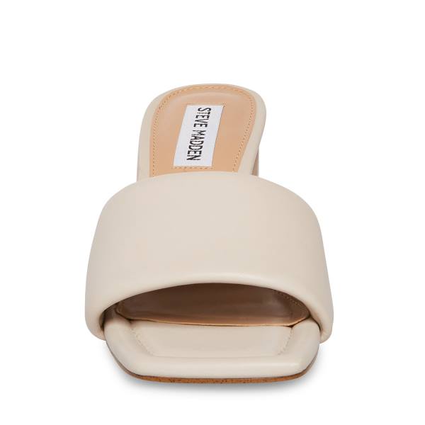 Steve Madden Lexie Bone Women's Heels Beige | SM-451RW