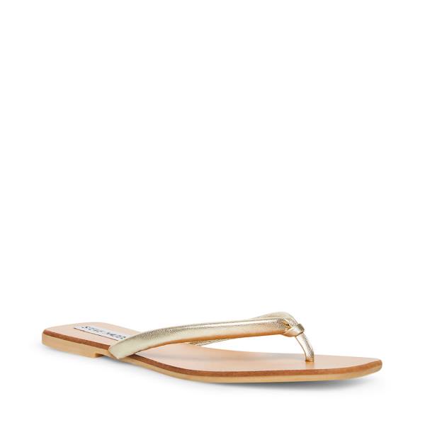 Steve Madden Lighthouse Women's Sandals Gold | SM-690MR