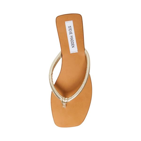 Steve Madden Lighthouse Women's Sandals Gold | SM-690MR